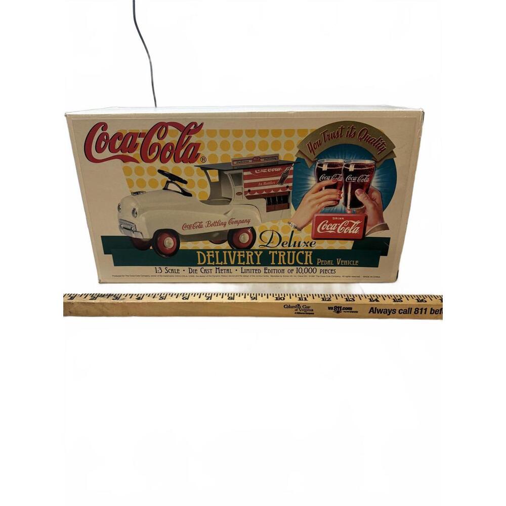 Coca-Cola Deluxe Delivery Truck Pedal Vehicle Collectible